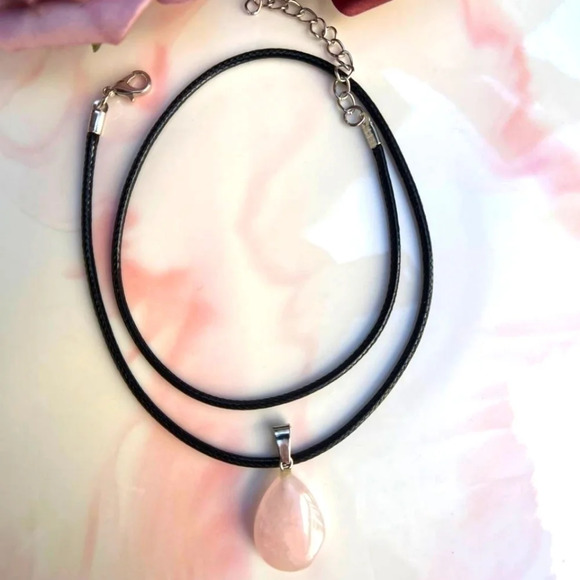 Natural Stone Pendant Necklace - Picture 1 of 2